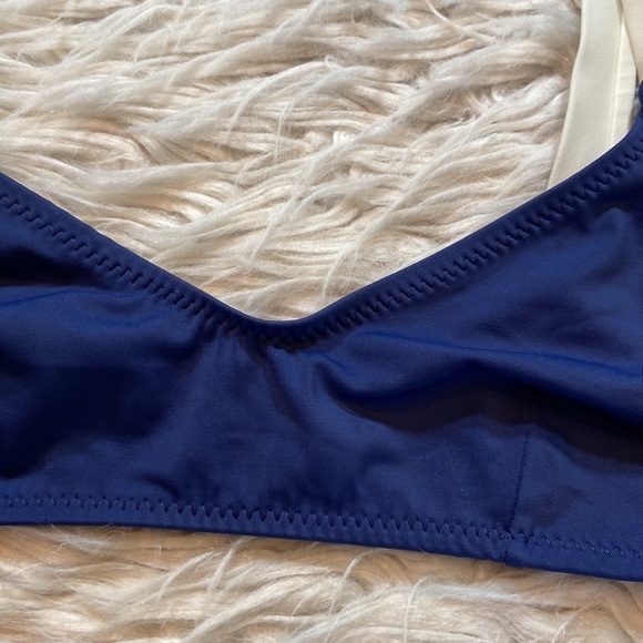 SOLID & STRIPED Blue and White Bikini - Picture 5 of 8